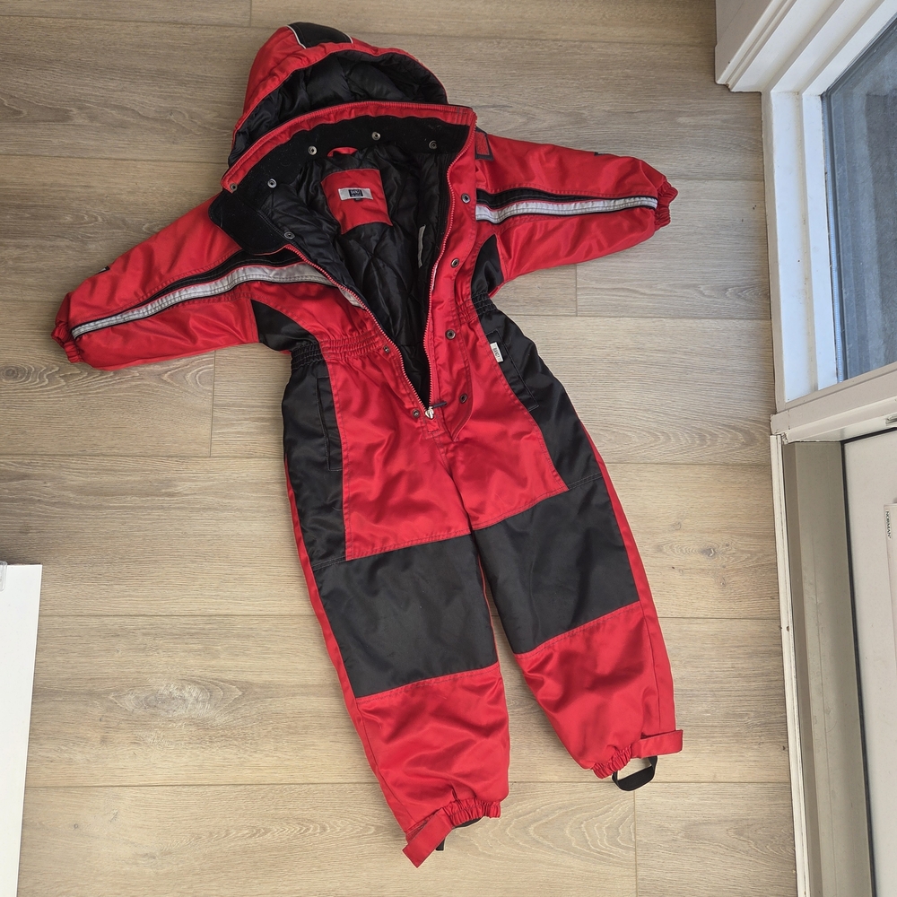 Youth VINTAGE One-Piece Snowsuit, Size: 100